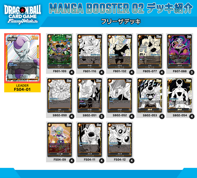 ドラゴンボールカードゲーム フュージョンワールドマンガブースター02