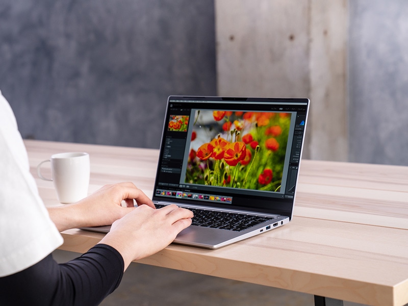 DAIV 4P Windows 11 Iris Xe グラフィックス搭載 高性能 軽量ノート