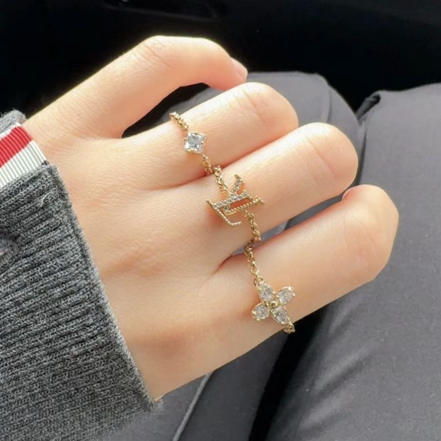 気分に合わせて使える♪】ルイヴィトン 指輪 リング 3点セット (Louis