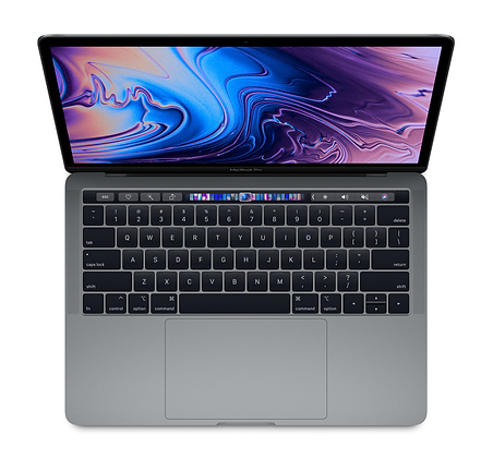 MacBook Pro (13 inç, 2018, dört Thunderbolt 3 bağlantı noktası