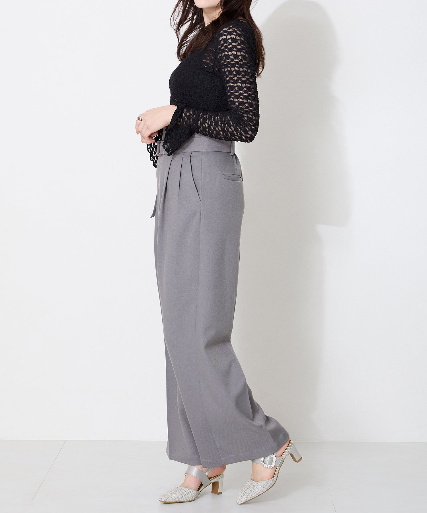 ビジューストラップツイードパンプス/51115 – ORIENTALTRAFFIC