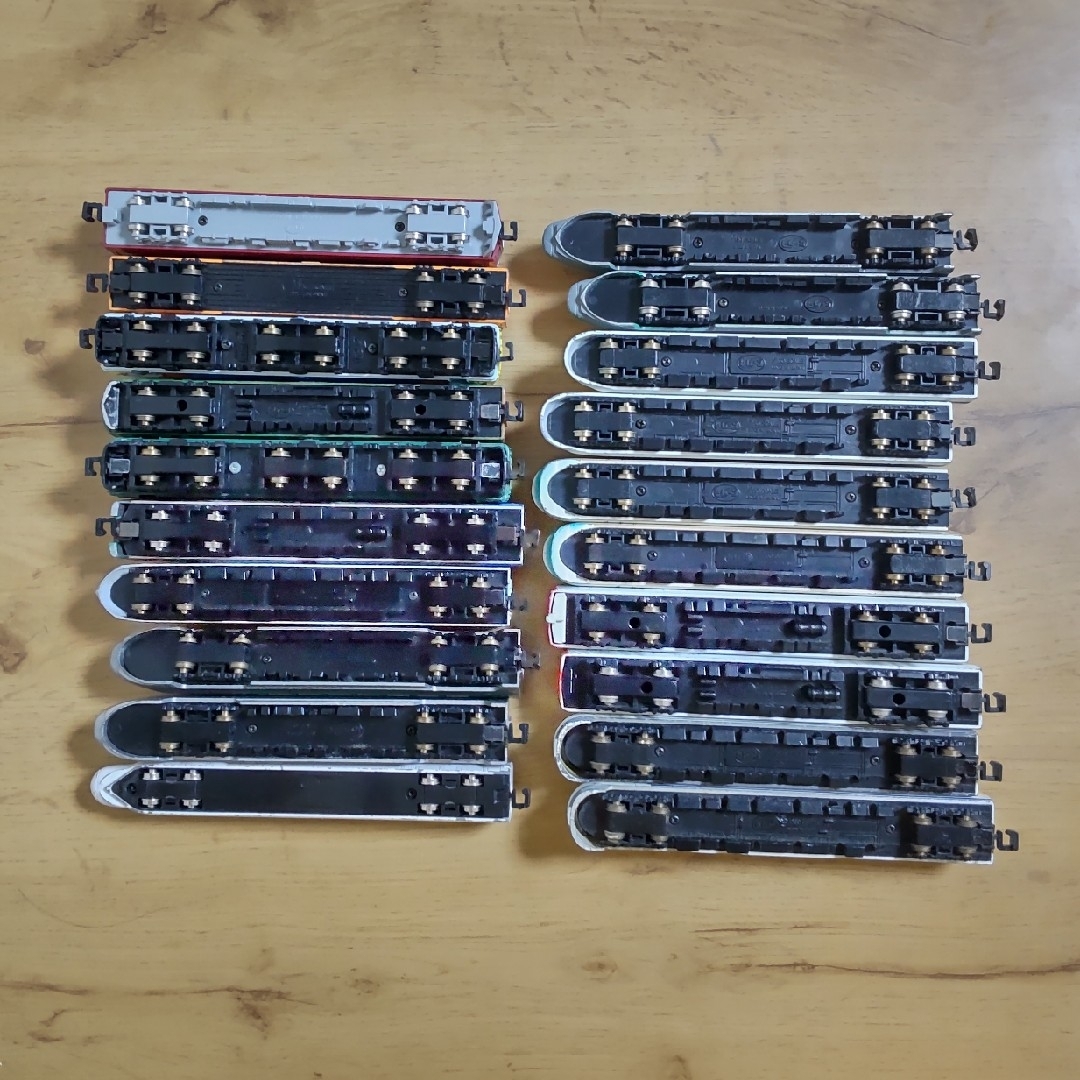 トレーン Nゲージダイキャストスケールモデル 20両セット ケース付きの