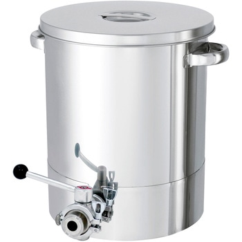 ステンレス容器 バルブ付 MONOVATE(旧:日東金属工業) 寸胴鍋/タンク