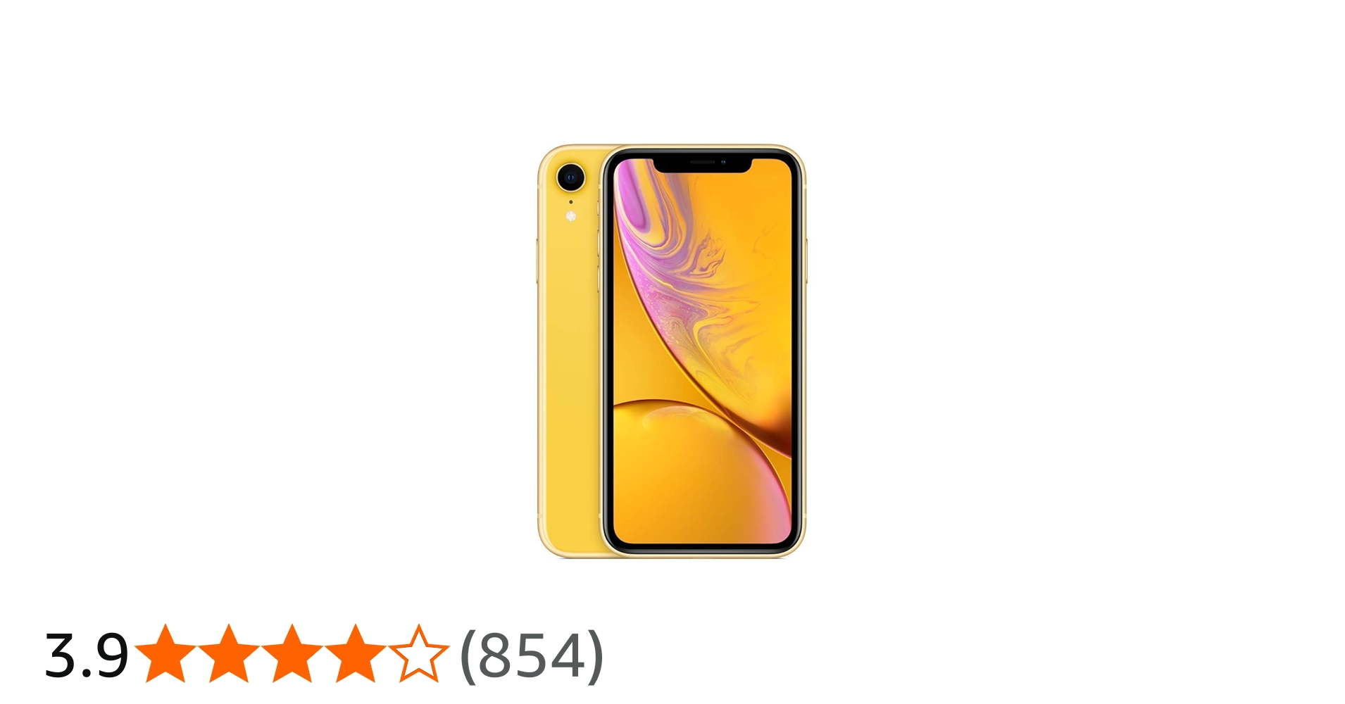 Amazon | 【整備済み品】 Apple iPhone XR 128GB イエロー SIMフリー