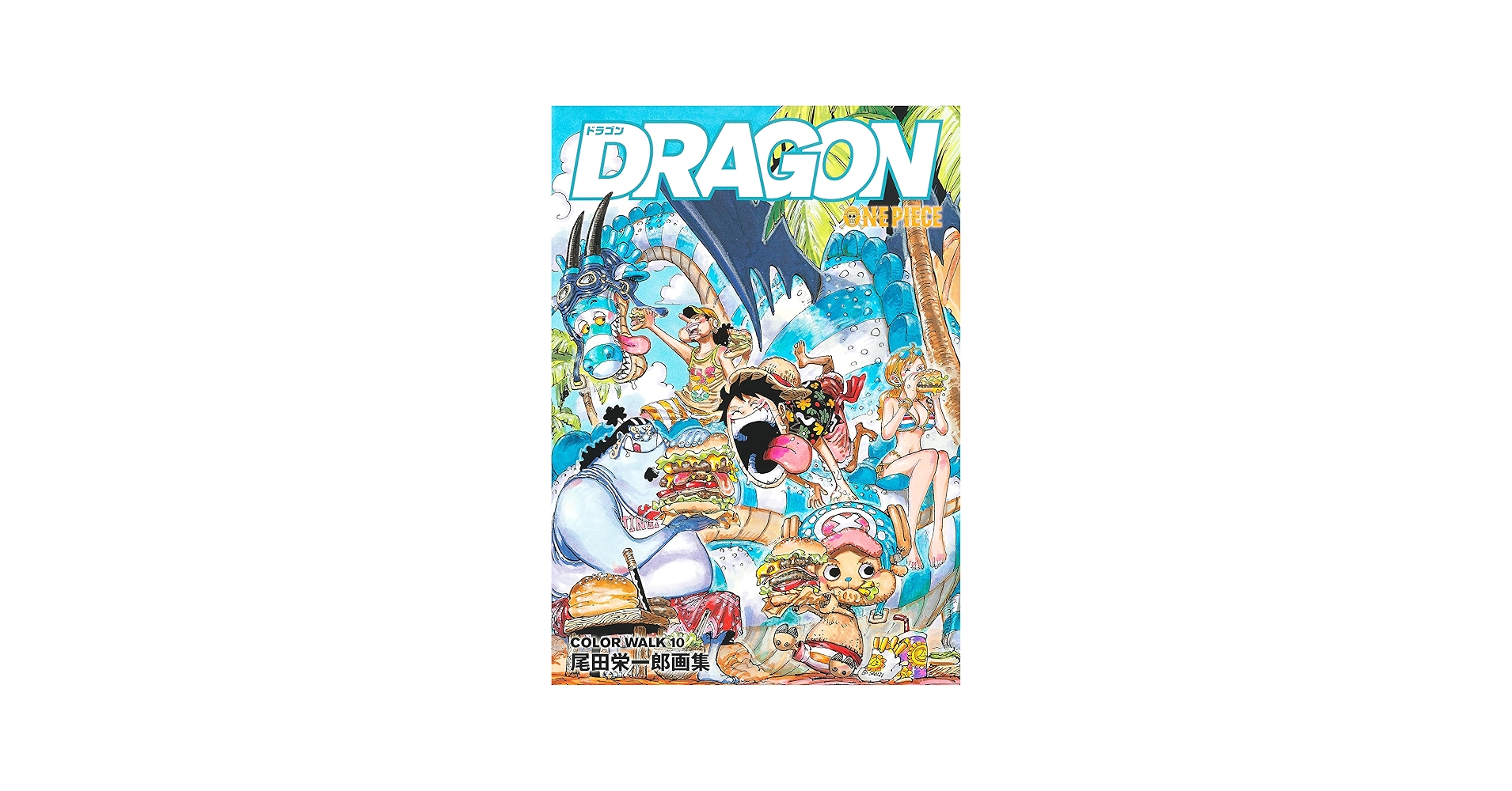 Amazon.com: ONEPIECEイラスト集 COLORWALK 10 DRAGON (Japanese