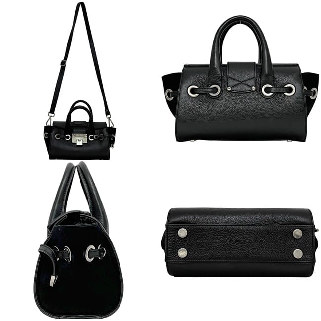 ジミーチュウ 2way バッグ ロザリー ブラック 美品 レザー スエード