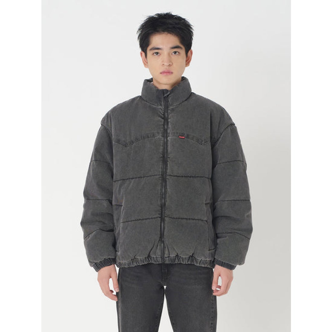 リーバイス LEVI'S スーパーデニムダウンジャケット ブラック ECLIPSE