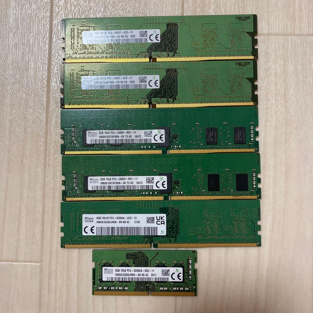 ド*ん様 メモリー 8GB PC4（8GBX4枚）（4GBX2枚） デスクトップPC用メモリ DDR4-2666 PC4-21300 16GB(8GBx2枚) DIMM