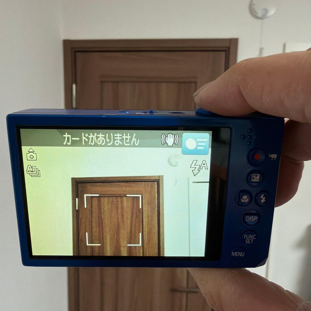Canon IXY3 青色 デジタルカメラ 充電器付き microSD8G付き - デジタル