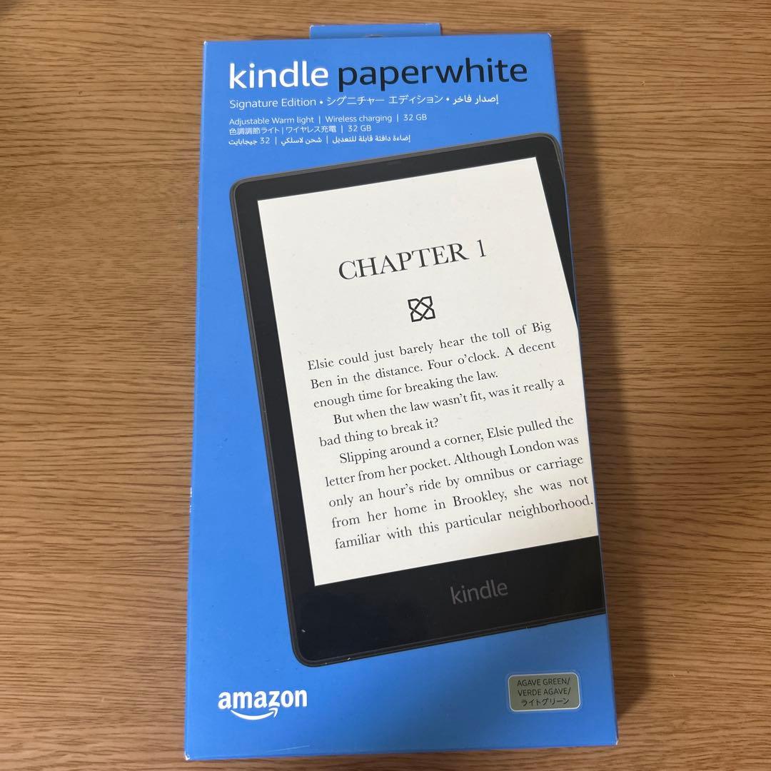 Kindle Paperwhite Signature Edition 32G緑 Amazon.com: Amazon Kindle Paperwhite Bundle: Includes, Amazon
