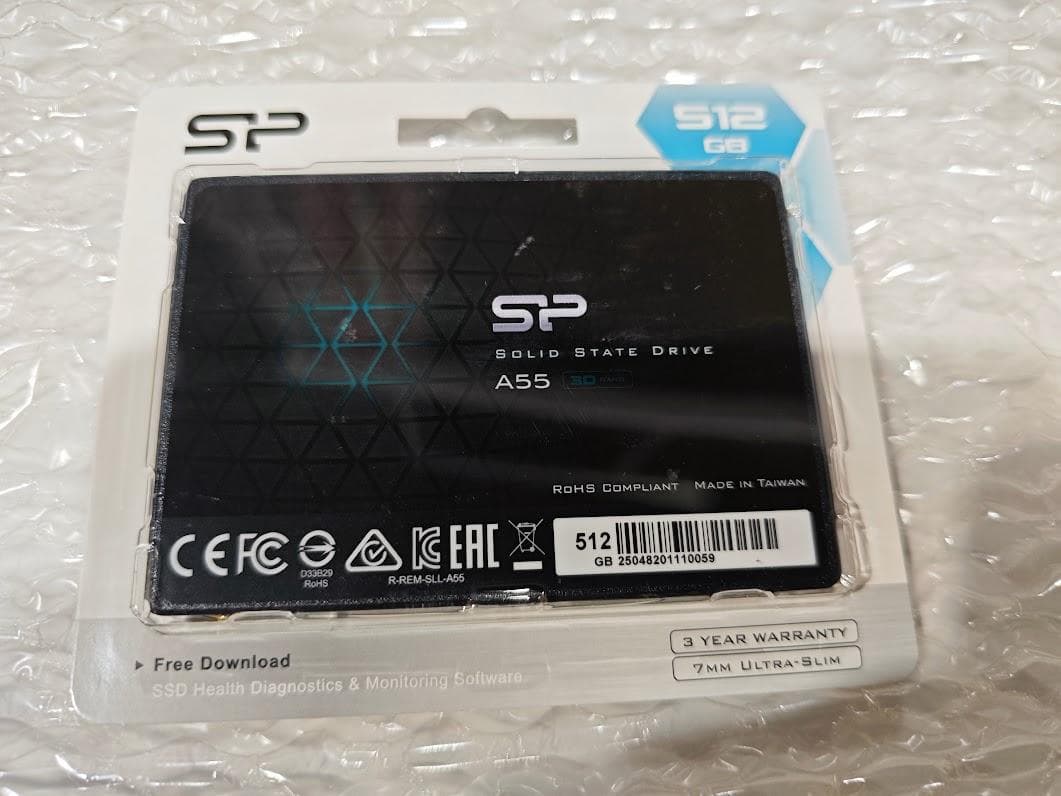 【新品】Silicon Power A55 512GB SSD 2.5インチ Amazon | Silicon Power 内蔵SSD 2.5インチ 7mm厚 SATA3 A55シリーズ